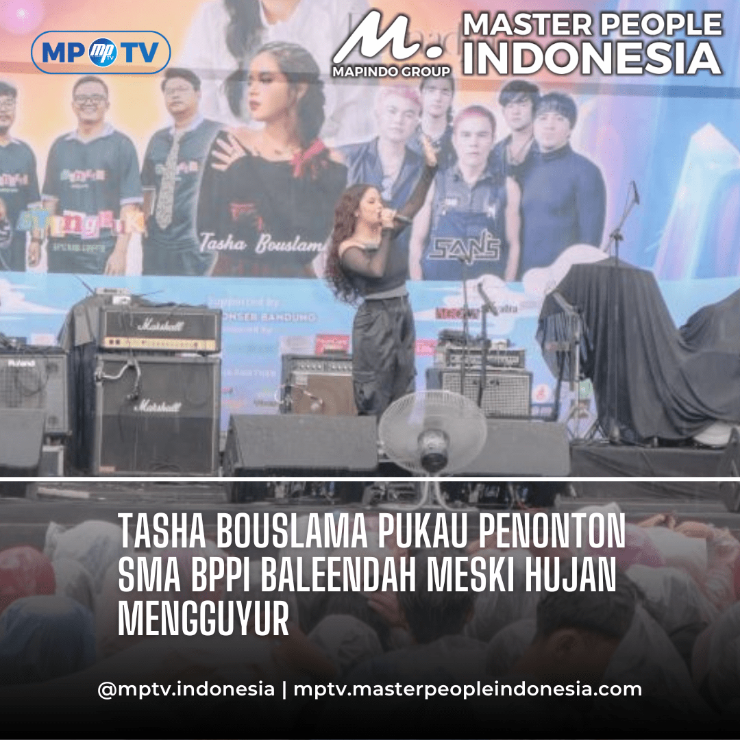 Tasha Bouslama Pukau Penonton SMA BPPI Baleendah Meski Hujan Mengguyur